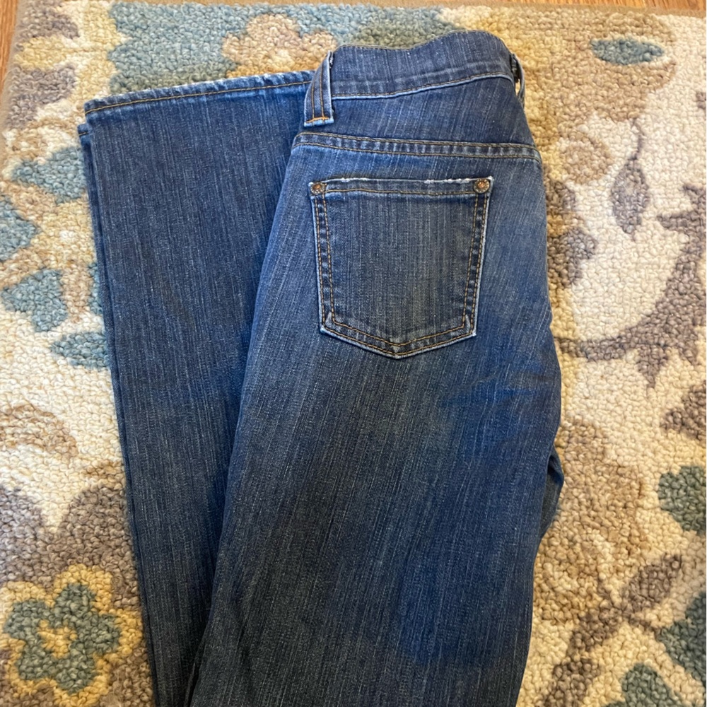 Banana Republic Stretch Straight Leg Blue Jeans - Picture 2 of 3